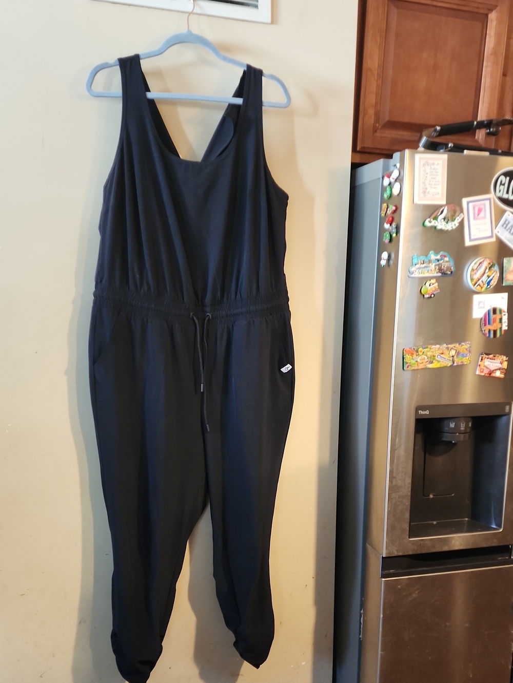 torrid Black Sleeveless Drawstring Jumpsuit